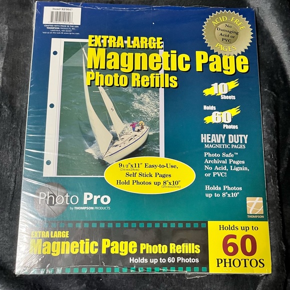 Other Extra Large 8 X 1 Photo Page Refills 10 Sheets Rf0047